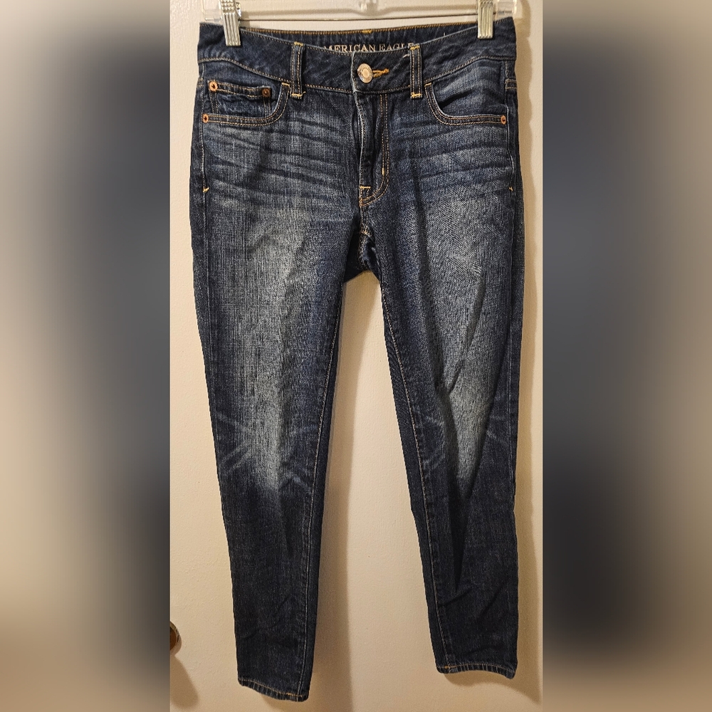 American Eagle Outfitters Boy Jean Blue Jeans Women's Size 0 (28x28)